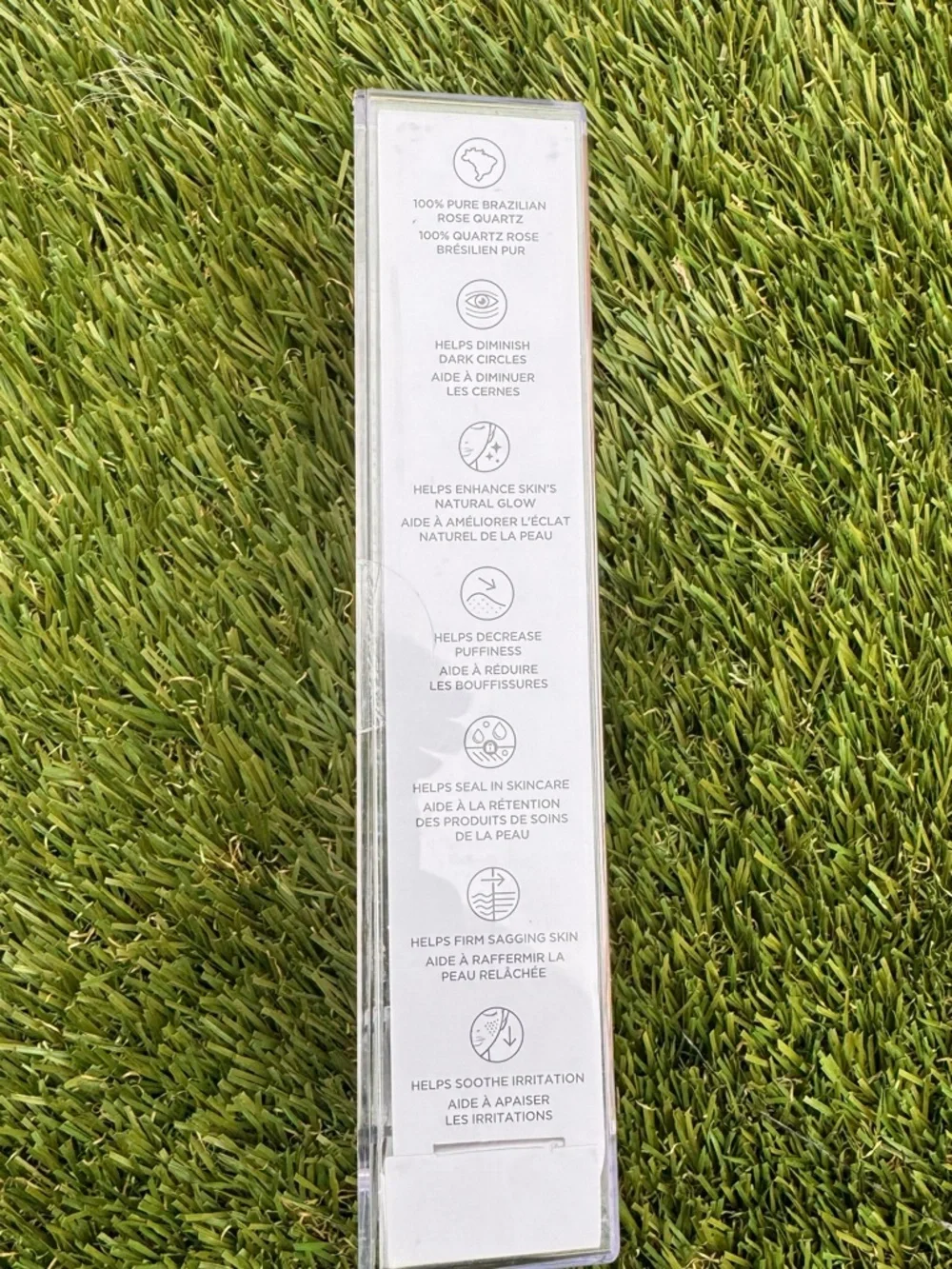 BEAUTYBIO Rose Quartz Crystal Facial Roller - Pink